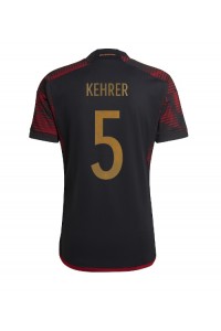 Duitsland Thilo Kehrer #5 Voetbaltruitje Uit tenue WK 2022 Korte Mouw